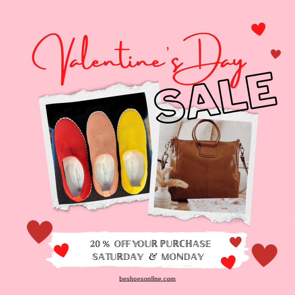 Valentine�s Specials at Be Shoes! Thruway Center